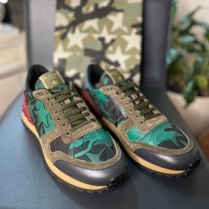 Valentino Women's Camouflage RockRunners EU 40 / US 10